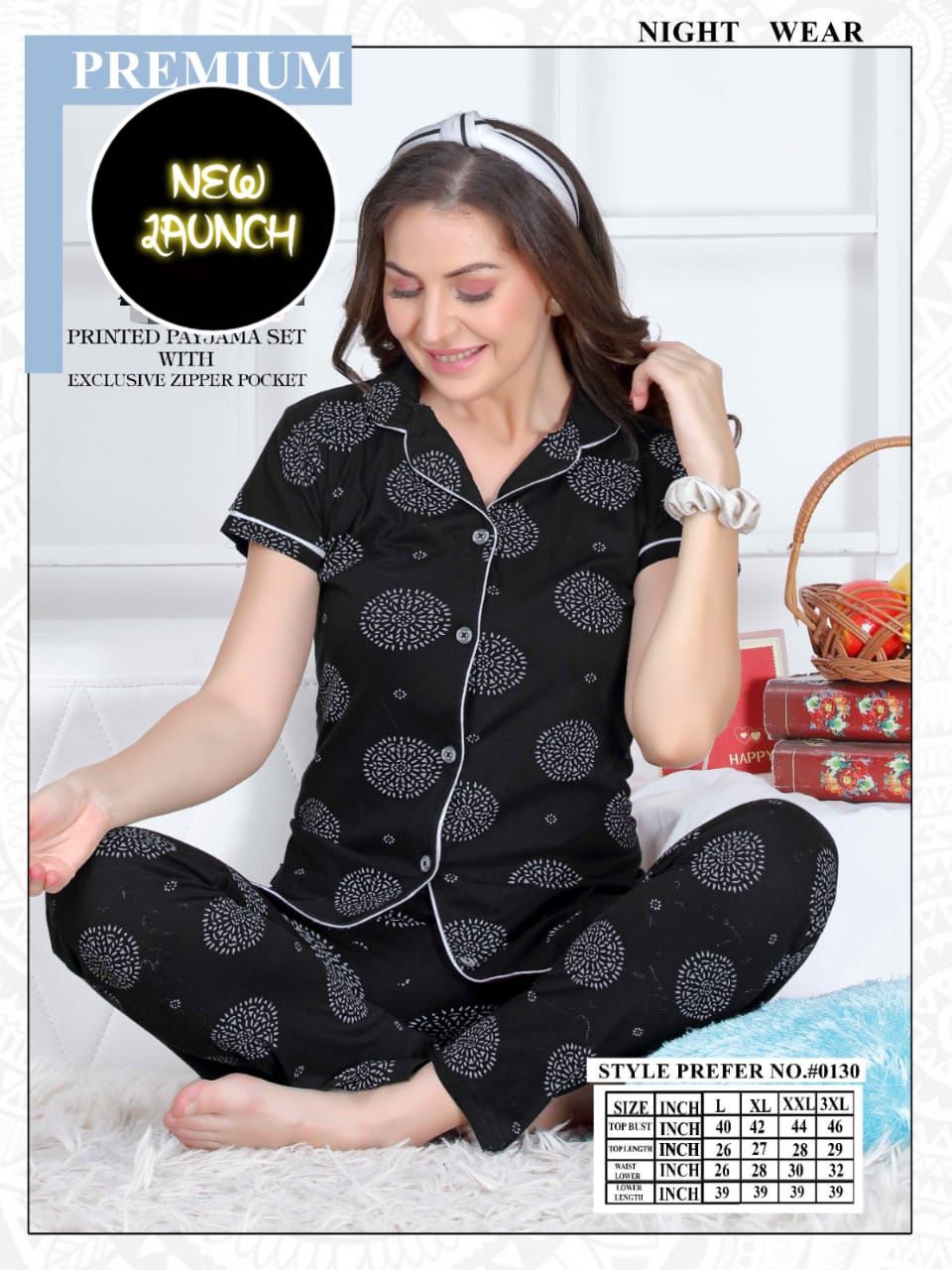 Summer Special A0130 Printed Night Suits Catalog
